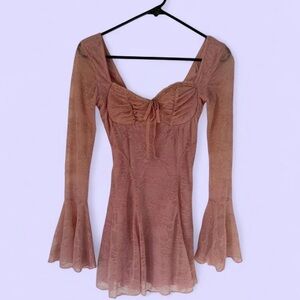 dELiA*s Blush Long Sleeve Lace Dress